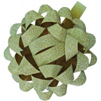 Bows Poly Glitter Large Gold BPGLG